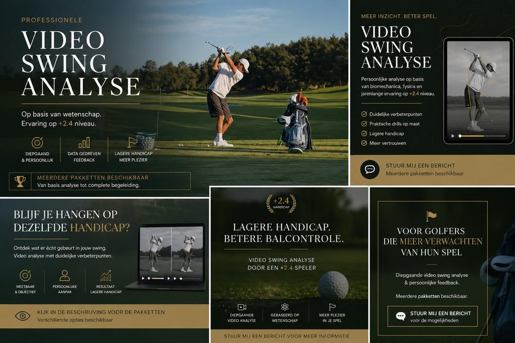 Golf Swing analyse, Tickets en Kaartjes, Eén persoon