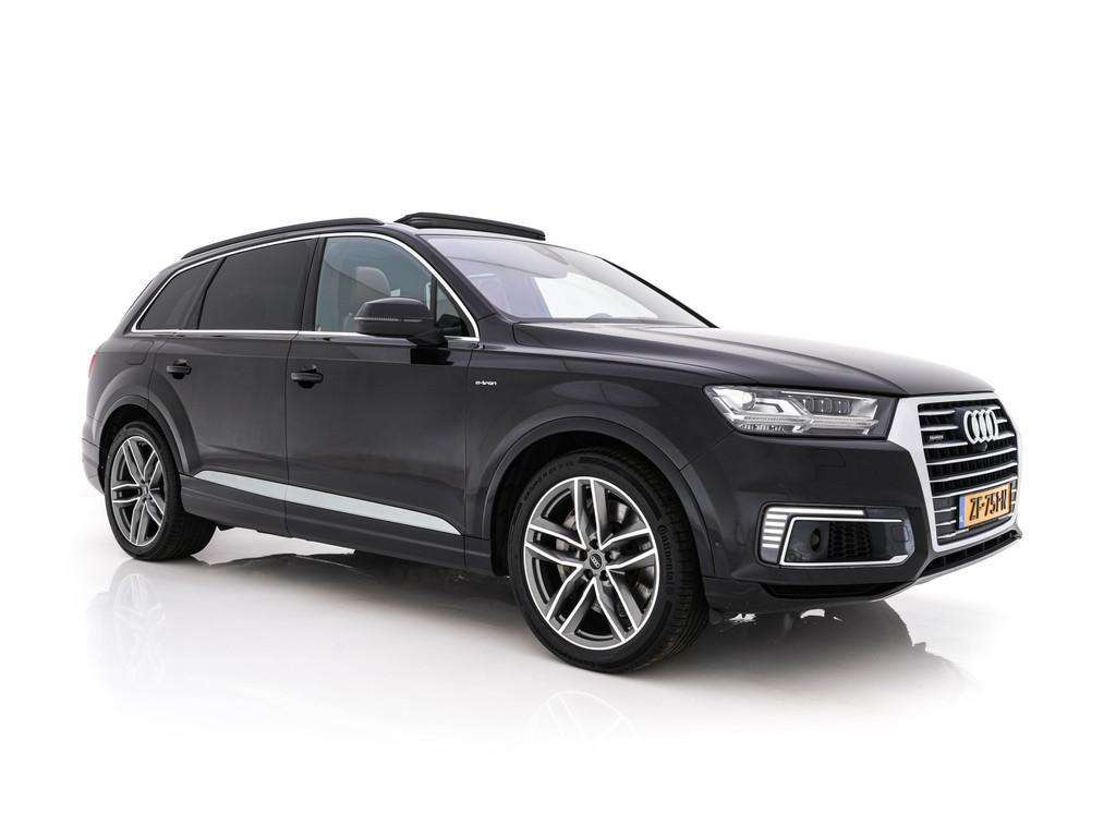 Audi Q7 3.0 TDI e-tron Quattro Sport (Plug-In) Aut. *PANO |, Auto's, Audi, Automaat, Gebruikt, Euro 6, Zwart