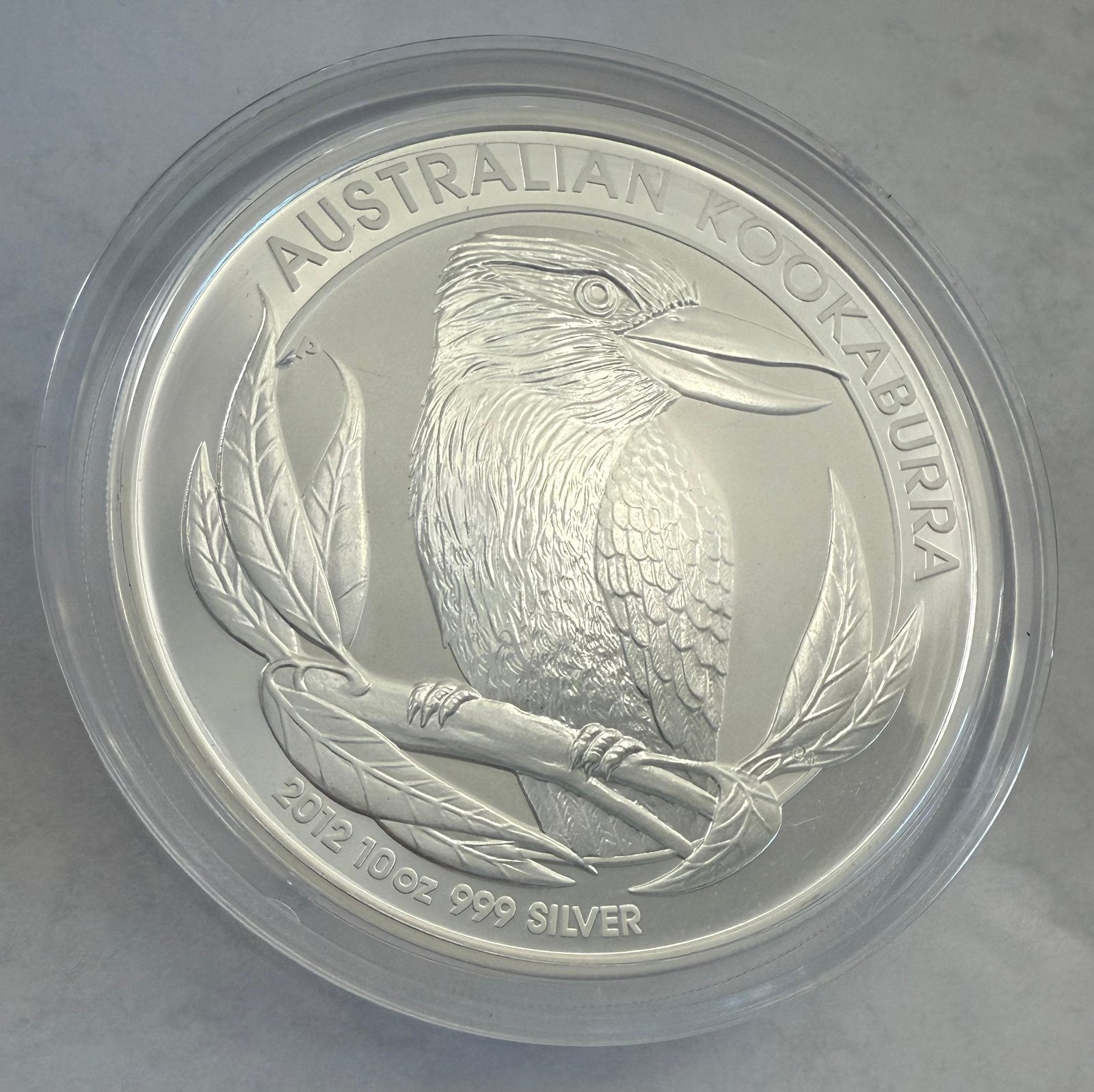 10oz 2012 Australian Kookaburra / Perth Mint - 999 zilver, Ophalen of Verzenden, Losse munt, Zilver