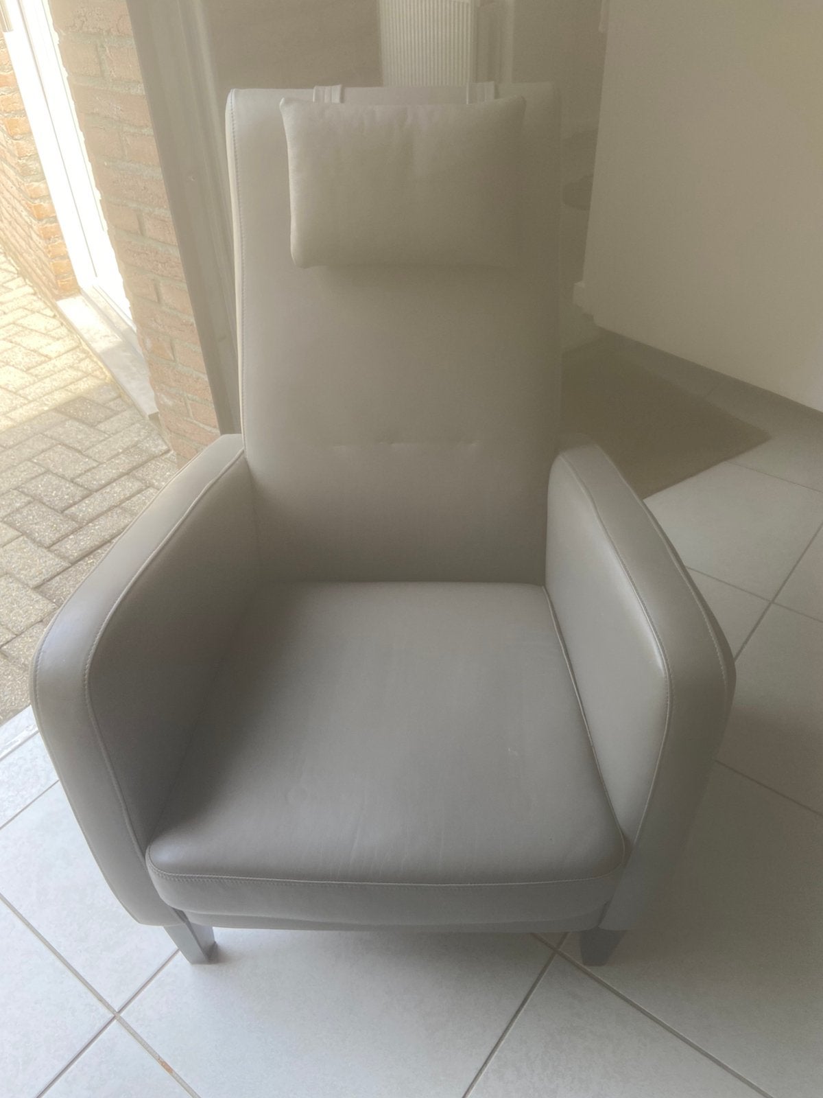2donker grijze antersiet  fauteuils, Ophalen, Zo goed als nieuw, Modern, 50 tot 75 cm