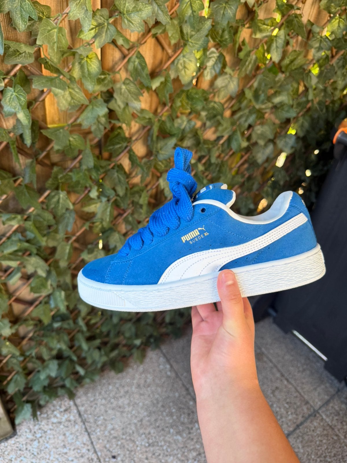 Puma suede xl schoen, Ophalen of Verzenden, Zo goed als nieuw, Zwart, Sneakers of Gympen