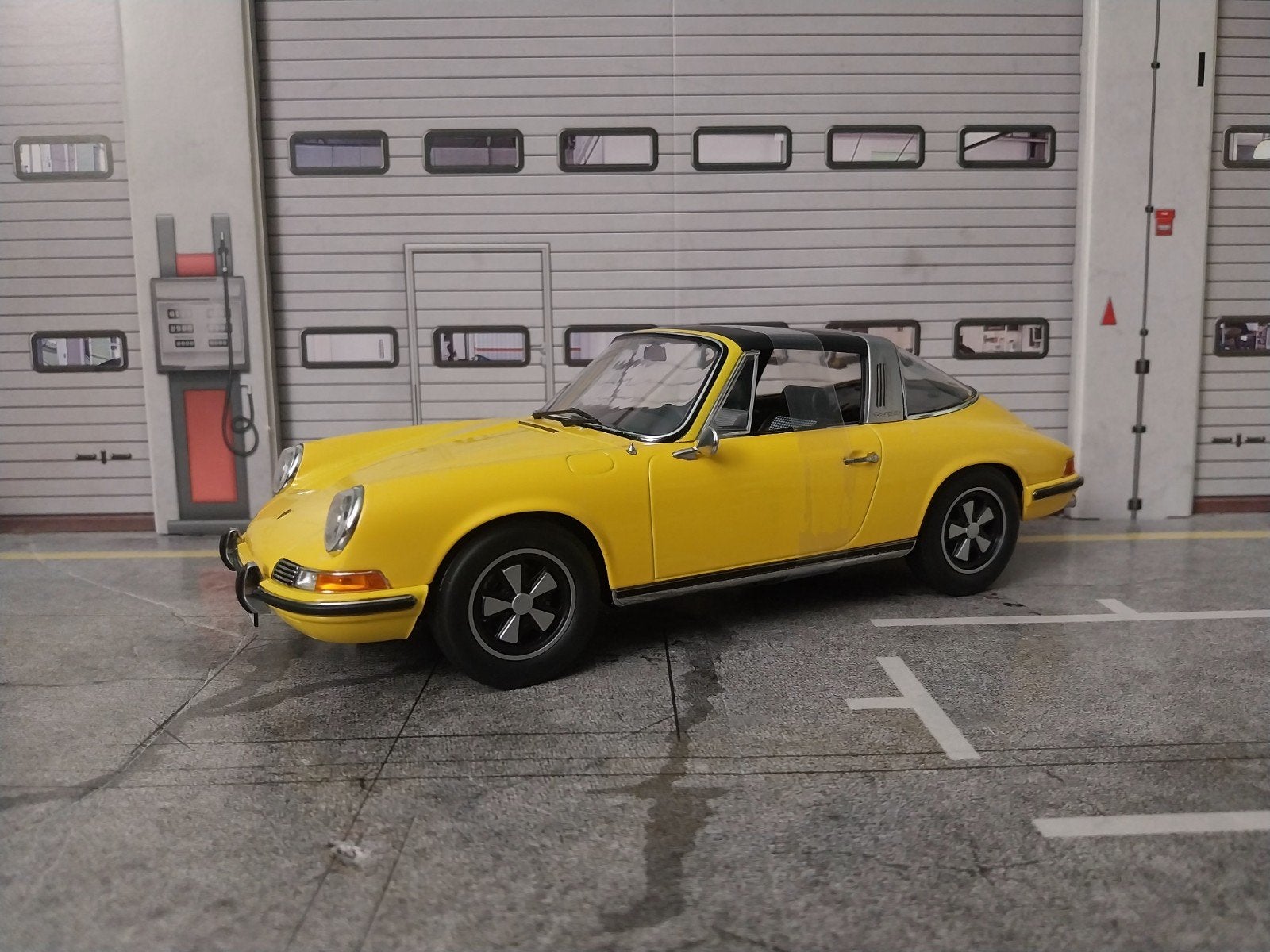 porsche 911 E targa 1969, Hobby en Vrije tijd, Ophalen of Verzenden, Nieuw, Auto, Norev