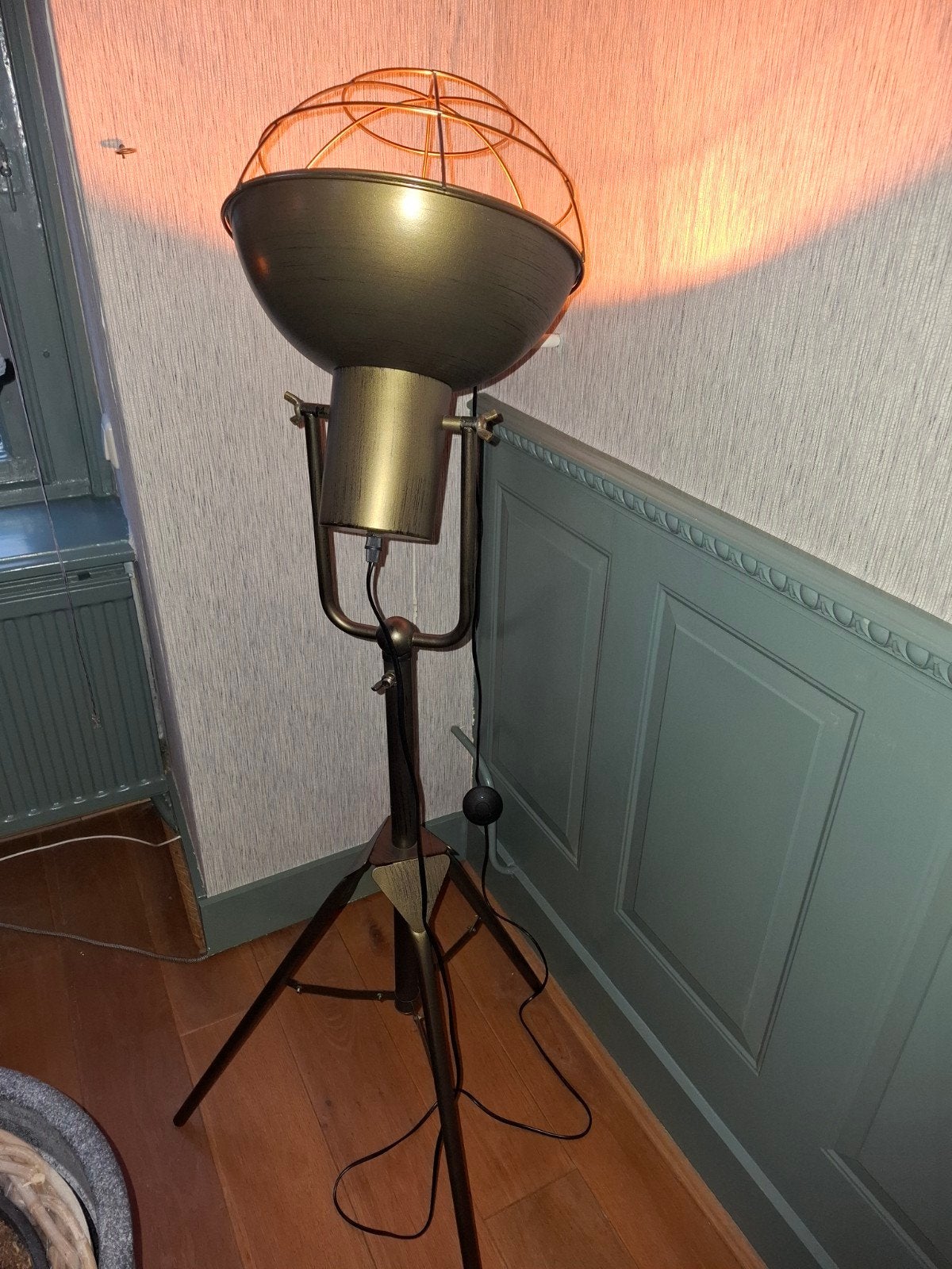 Vloerlamp, Huis en Inrichting, Lampen | Vloerlampen, Ophalen, Zo goed als nieuw, 150 tot 200 cm