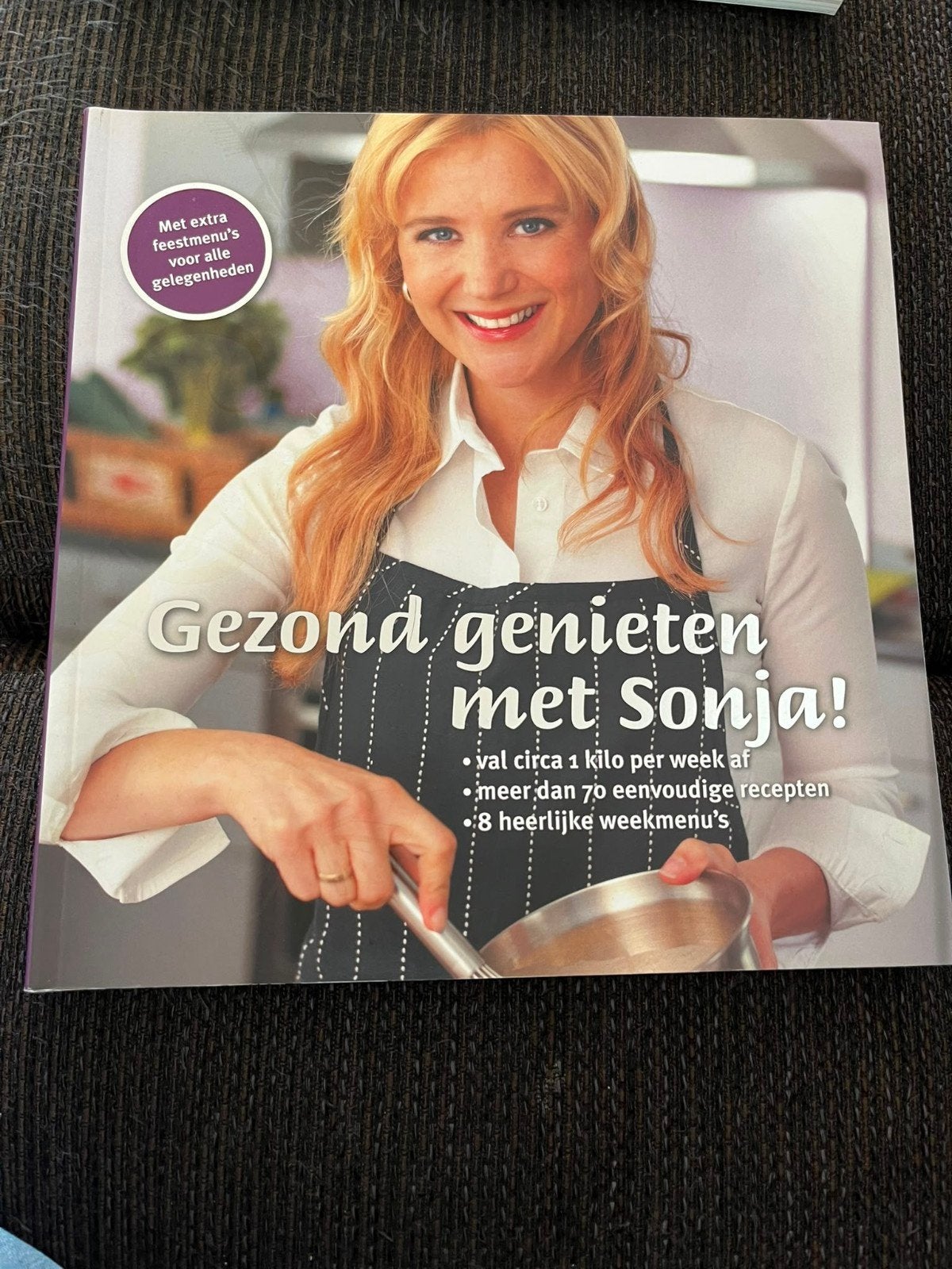 S. Bakker - Gezond genieten met Sonja, Ophalen of Verzenden, Zo goed als nieuw, S. Bakker