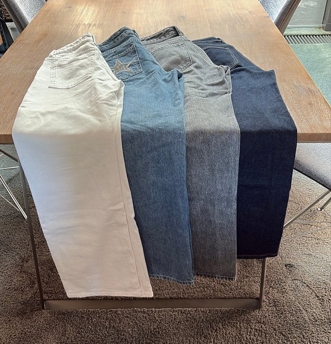 4 x broek Stradivarius, Only, H&M en AMY&IVY maat XS / 36, Blauw, Ophalen of Verzenden, Zo goed als nieuw, Maat 34 (XS) of kleiner