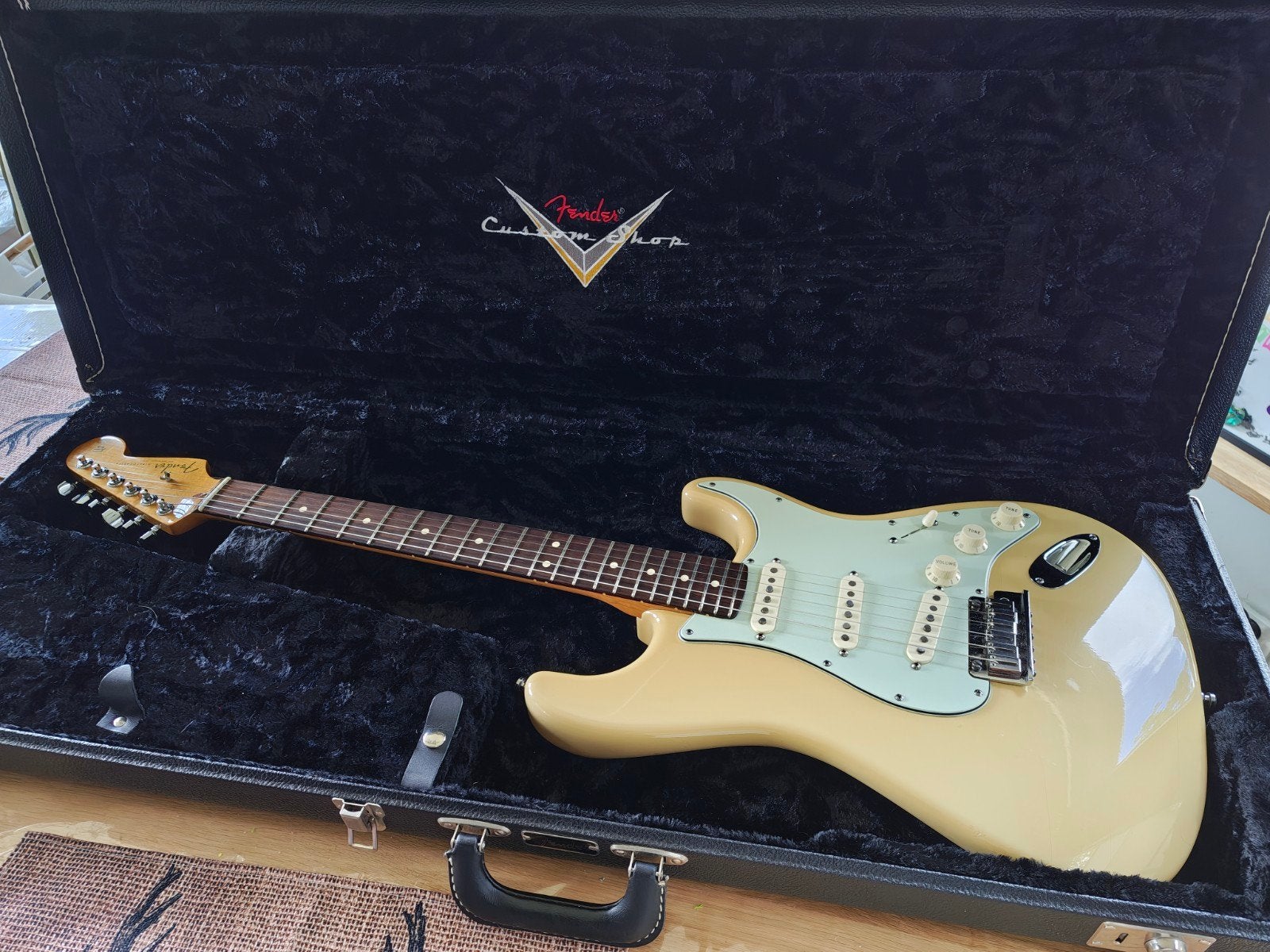 Fender Custom Shop Custom Deluxe Stratocaster (AY pickups!), Ophalen, Fender, Gebruikt, Solid body