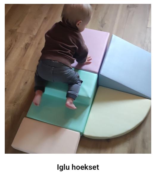 Iglu softplay blokken hoekset huren verzending NL mogelijk, Ophalen of Verzenden, Zo goed als nieuw, Jongen of Meisje