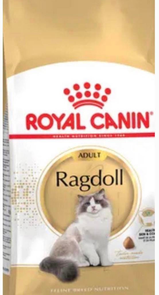 Nieuwe zakken Ragdoll Royal Canin Adult , Zak 10 kg 74,99, Verzenden
