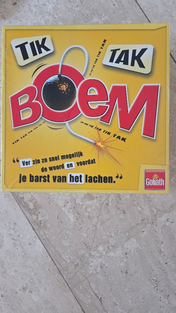 Tik tak Boem, Vijf spelers of meer, Ophalen of Verzenden, Gebruikt, Goliath