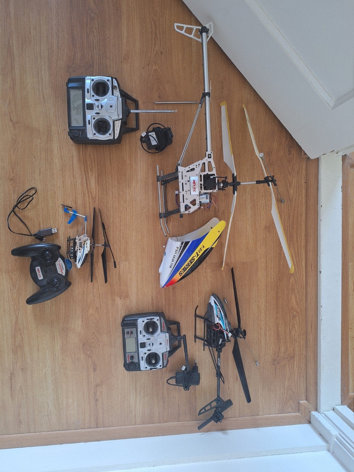 F-46, T-23 & T54 RC helicopters, Ophalen, Gebruikt