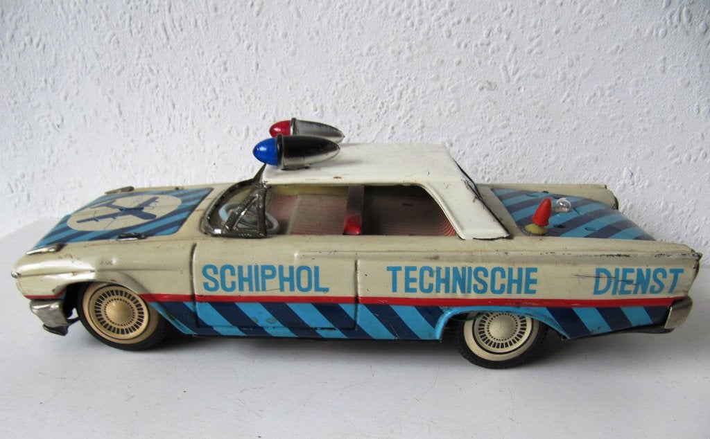 Blikken auto Ford Schiphol Technische Dienst Ichiko Japan, Ophalen of Verzenden