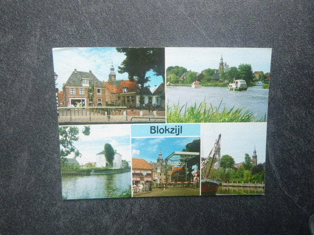 Blokzijl, brug 1989, Verzenden, 1980 tot heden, Gelopen, Zuid-Holland