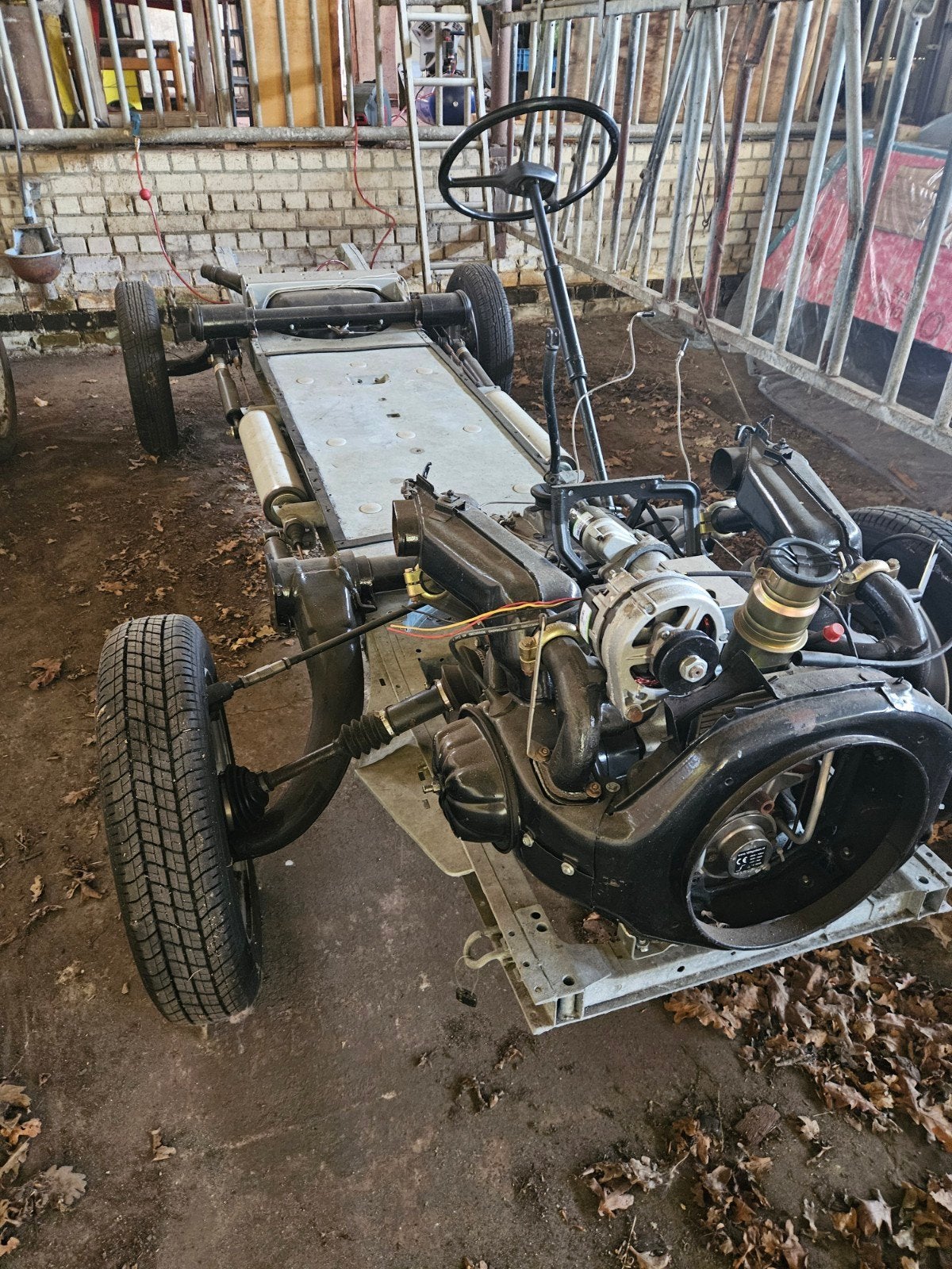 Citroen 2CV6 Rollend chassis , Complete AK 400, Pick-cabine, Ophalen, Nieuw, Citroën, Spatbord