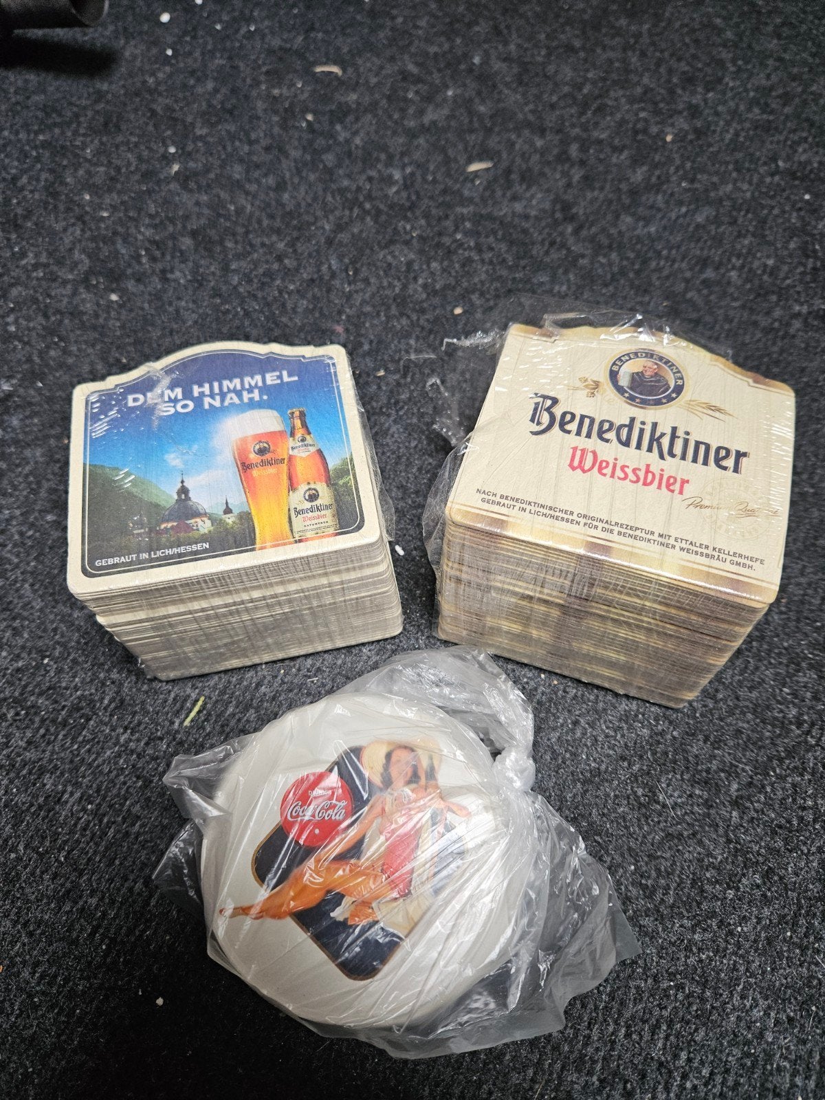 Set van diverse onderzetters (bier en Coca-Cola), Glasonderzetter, Ophalen of Verzenden, Zo goed als nieuw, Meerkleurig