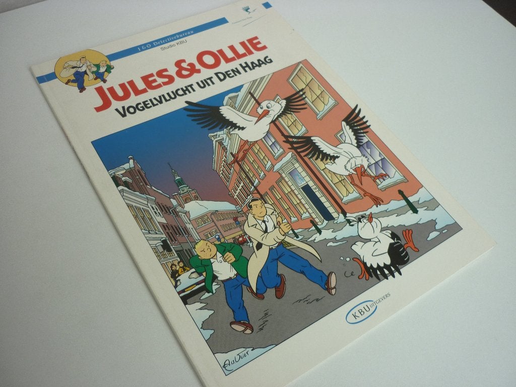 Jules en Ollie: Vogelvlucht uit Den Haag, Eén stripboek, Ophalen of Verzenden, Gelezen