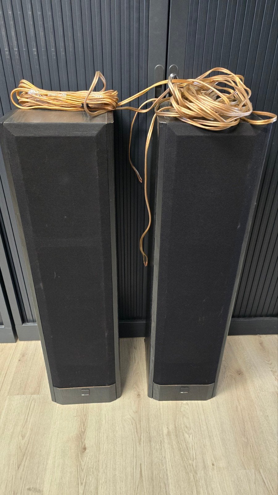 Set MB quart ql sp x8 speakers, Stereo speakers, Gebruikt, Ophalen, 150 watt of meer
