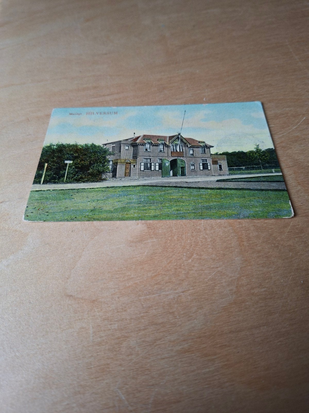 Hilversum manège Gelopen 1907, Ophalen of Verzenden, Voor 1920, Gelopen, Noord-Holland