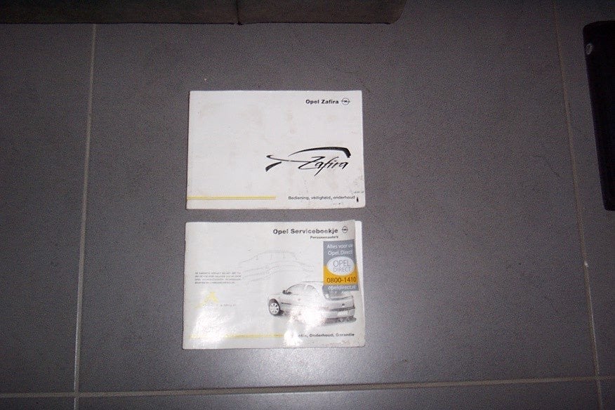 Gebruikershandleiding+div OPEL ZAFIRA type A  1999/2005, Ophalen of Verzenden