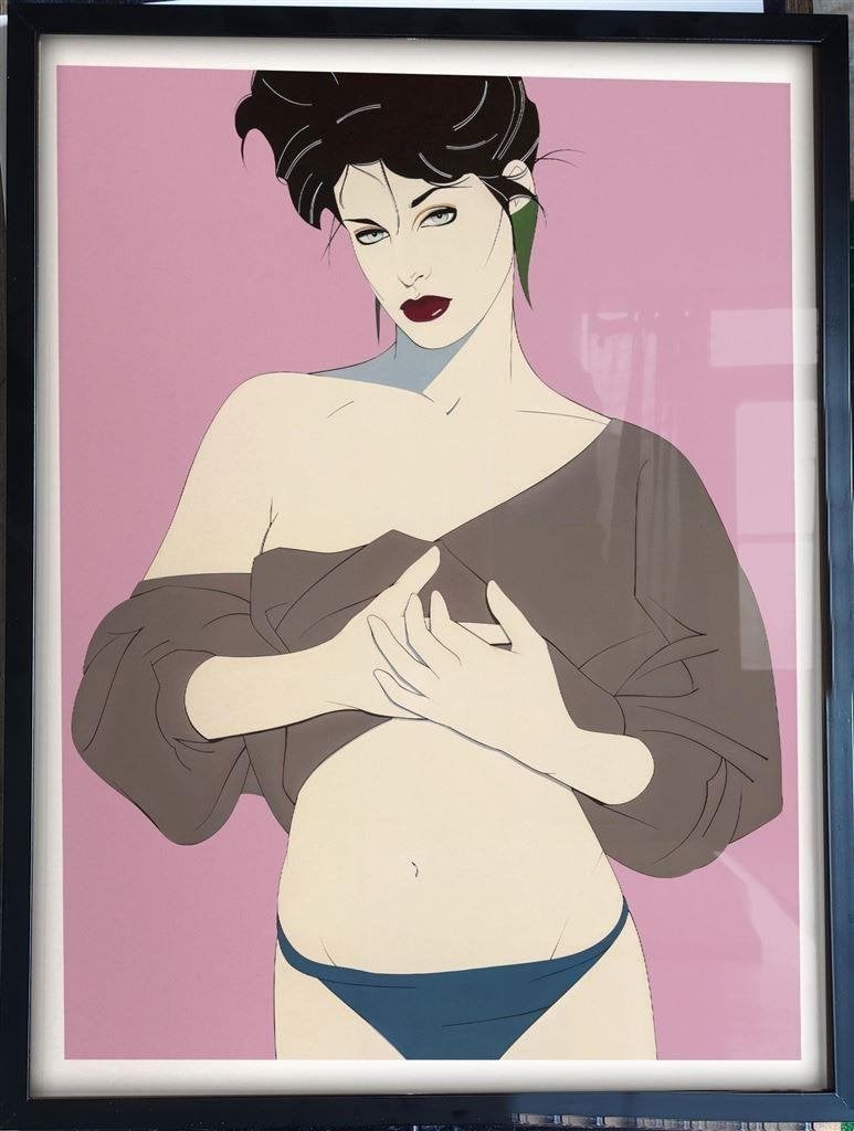 PATRICK NAGEL 80\'s Pop Art Poster in Lijst #2, Verzenden, Nieuw, A1 t/m A3, Film en Tv