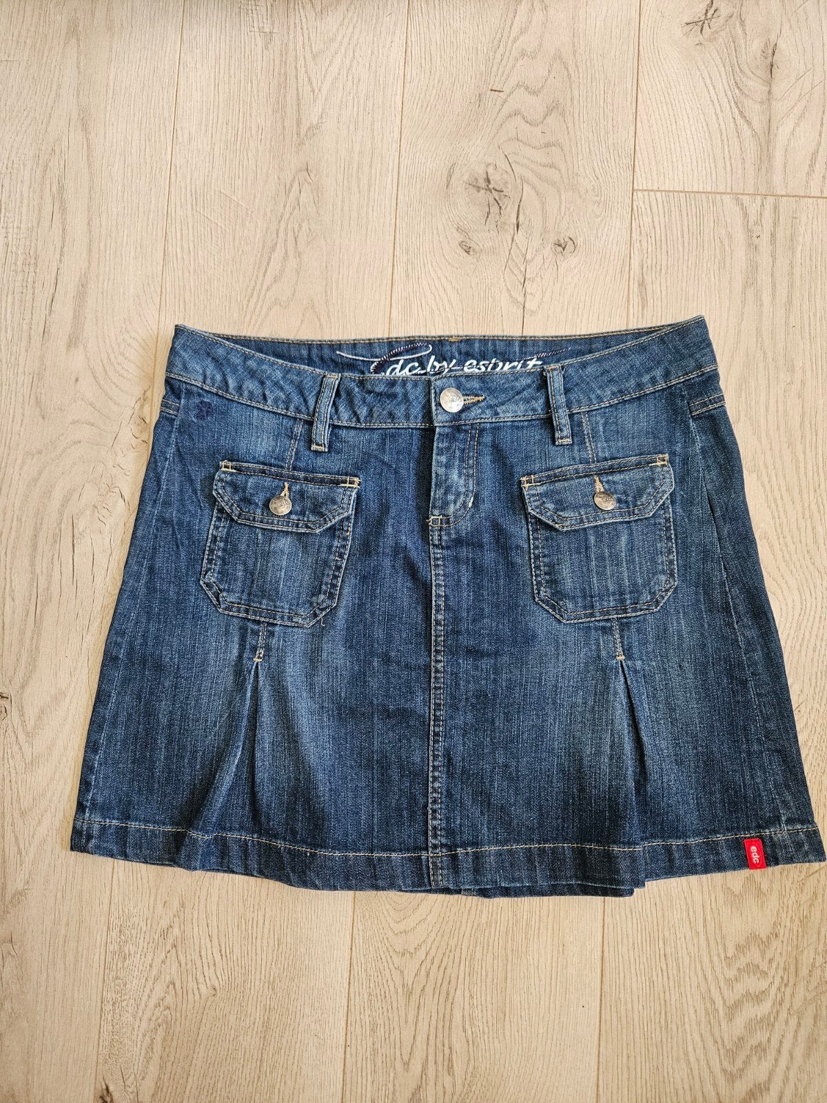 Spijkerrokje EDC by Esprit maat 40, Maat 38/40 (M), Blauw, Ophalen of Verzenden, Boven de knie