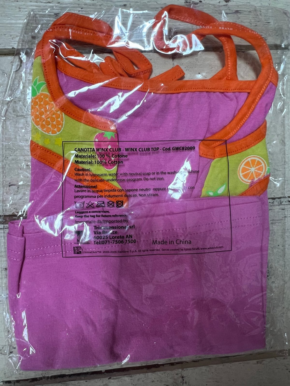 Winx Club Top Nieuw in Plastic - Maat 5-8 jaar, Ophalen of Verzenden, Nieuw, Meisje