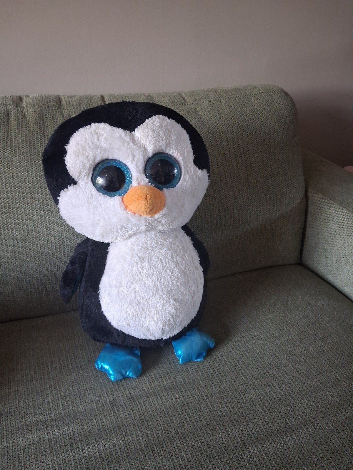 Ty Beanie Boo’s XL Waddles is een 42 cm grote pinguin, Ophalen of Verzenden, Zo goed als nieuw, Overige typen