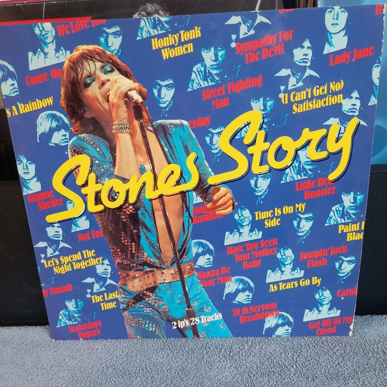 Lp the rolling stones stones story 2 lp,s, Ophalen of Verzenden, Gebruikt, 12 inch