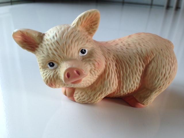 Beeldje varkentje - VARKEN - big - Nieuw! - boerderij dier, Ophalen of Verzenden, Nieuw, Boerderijdier, Beeldje of Figuurtje