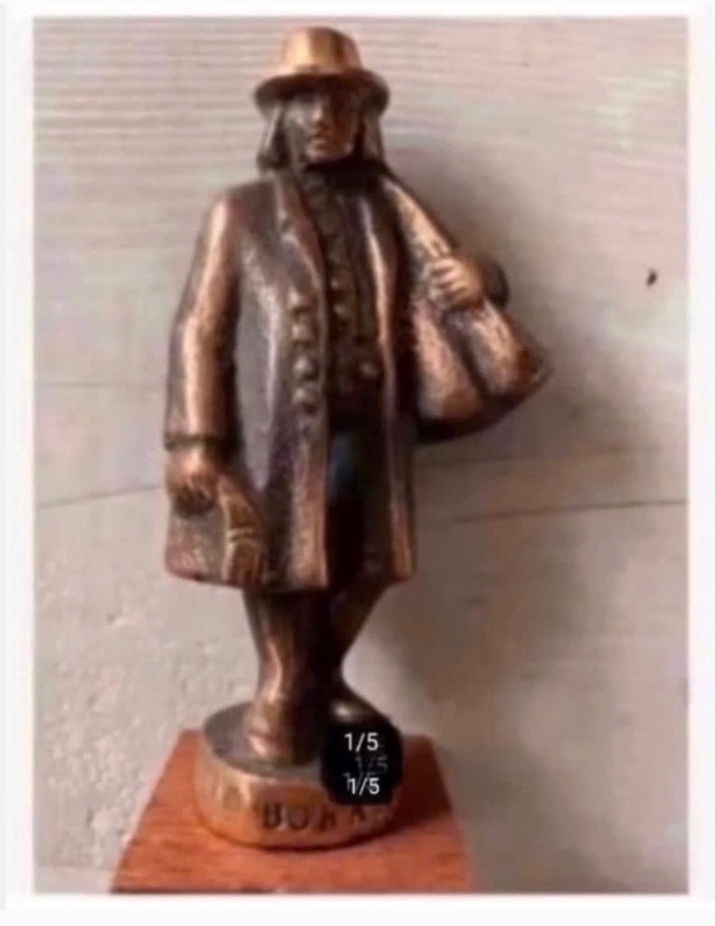 Bronzen beeld Sculpture Zweeds reiziger Nils Castegren 13 cm, Ophalen of Verzenden