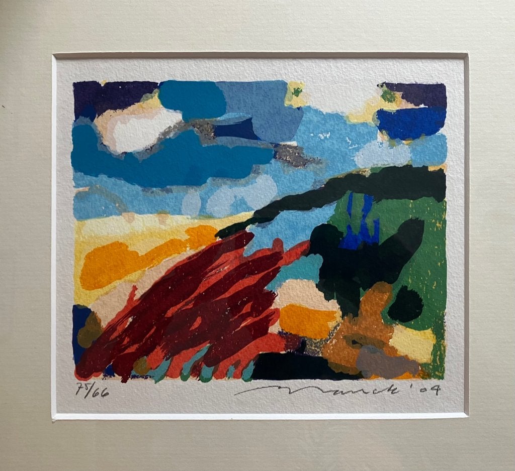 zeefdruk, Zeefdruk, Gelimiteerde oplage, Abstract, Ophalen