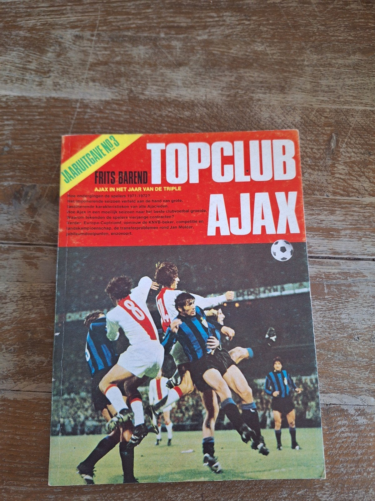 topclub ajax 1972/73, Ophalen of Verzenden, Zo goed als nieuw, Frits Barend, Balsport