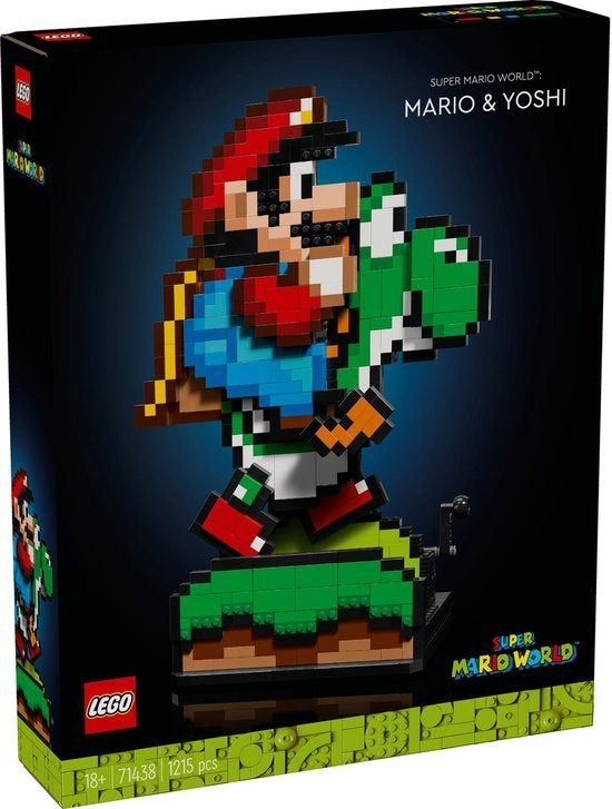 Lego 71438 Super Mario World Mario & Yoshi, Lego, Nieuw, Ophalen of Verzenden, Complete set