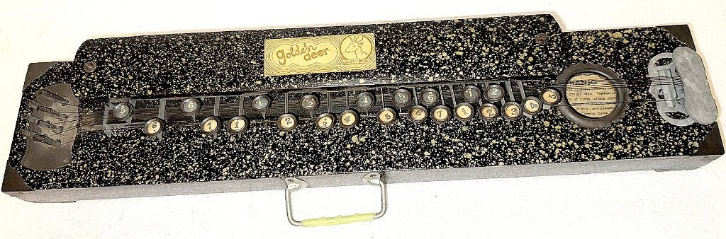 Vintage Golden Deer Banjo - Uniek Muziekinstrument, Ophalen of Verzenden