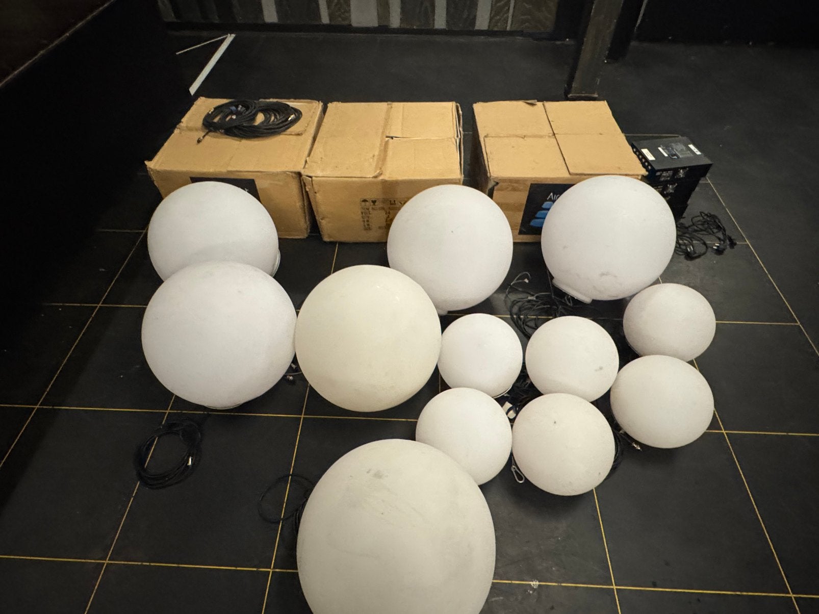 24 x.RGBW DMX LED bollen,, Muziek en Instrumenten, Ophalen, Gebruikt, Licht, Kleur