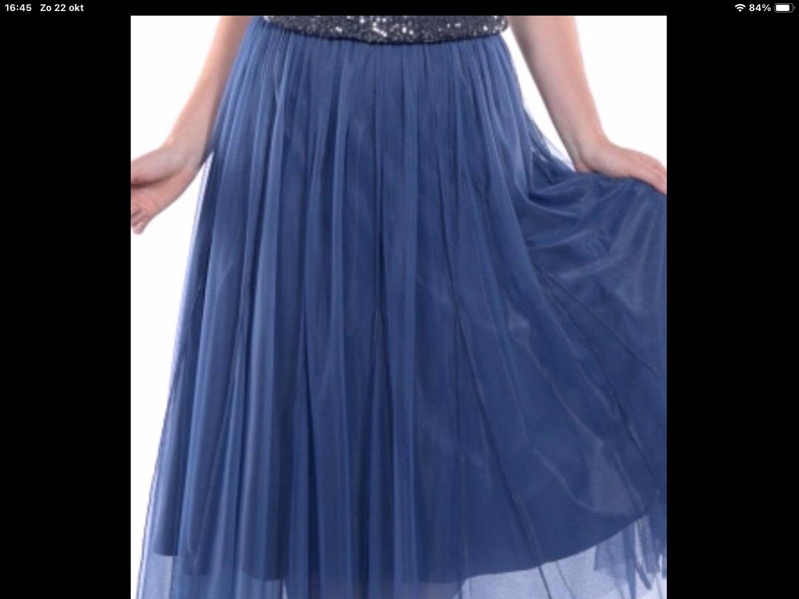 NIEUWE INDIGOBLUE TULE ROK VAN SWING MAAT 42, Blauw, Maat 42/44 (L), Nieuw, Ophalen of Verzenden