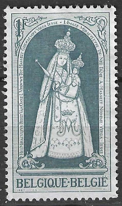 Belgie 1967 - Yvert/OBP 1436 - Kerstmis (ZG), Postzegels en Munten, Verzenden, Postfris, Kerst