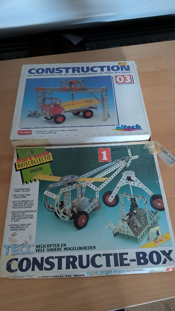 Vintage Constructie Speelgoed - Eitech & TECC Sets, Ophalen of Verzenden, Gebruikt, Overige merken