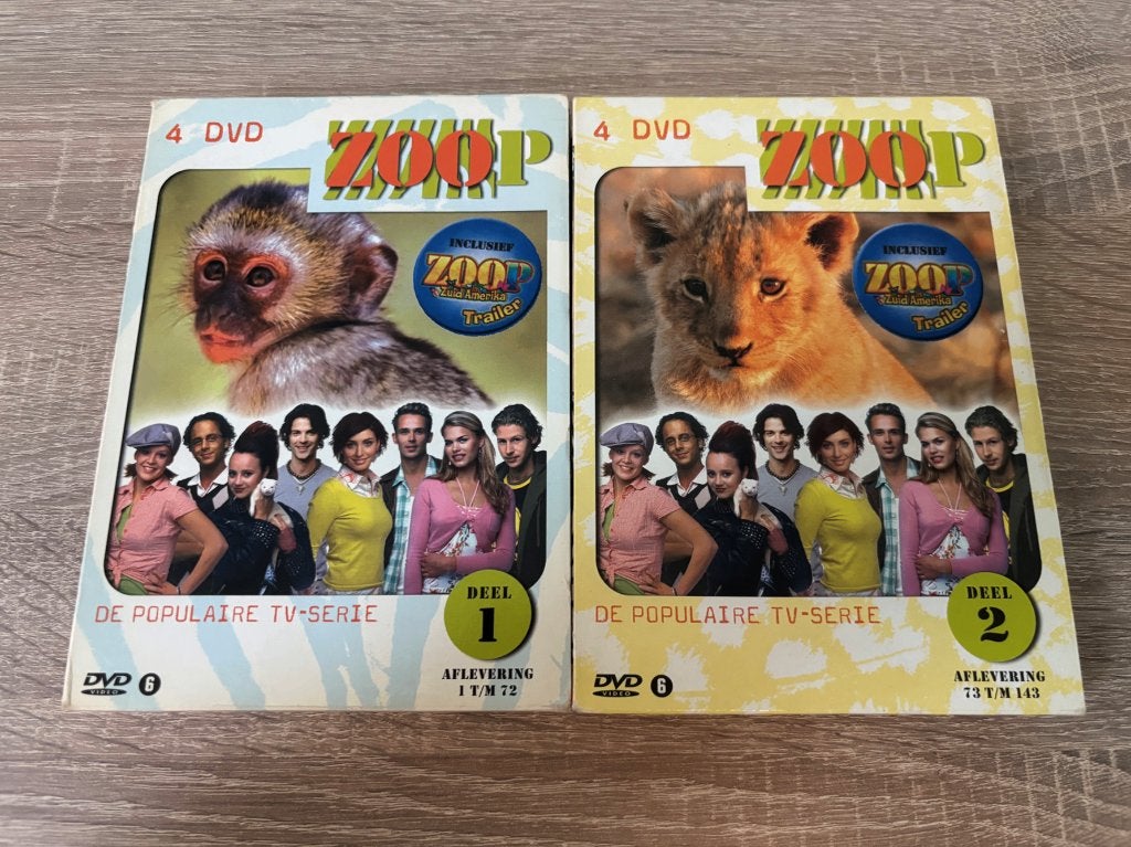 Dvd's Zoop - Deel 1 en 2, Cd's en Dvd's, Vanaf 6 jaar, Ophalen of Verzenden, Gebruikt