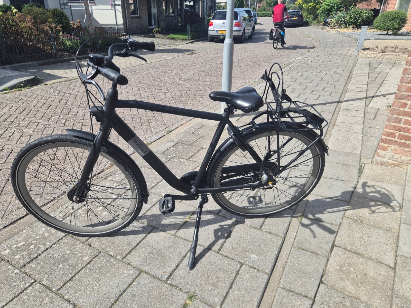 Te koop aangeboden: nette Gazelle Esprit herenfiets in Black, Ophalen, Gebruikt, Versnellingen, Schijfrem