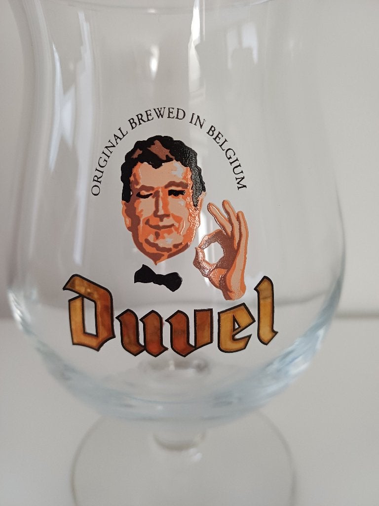 Duvel glas 1999, Verzamelen, Ophalen of Verzenden, Zo goed als nieuw, Glas of Glazen, Duvel