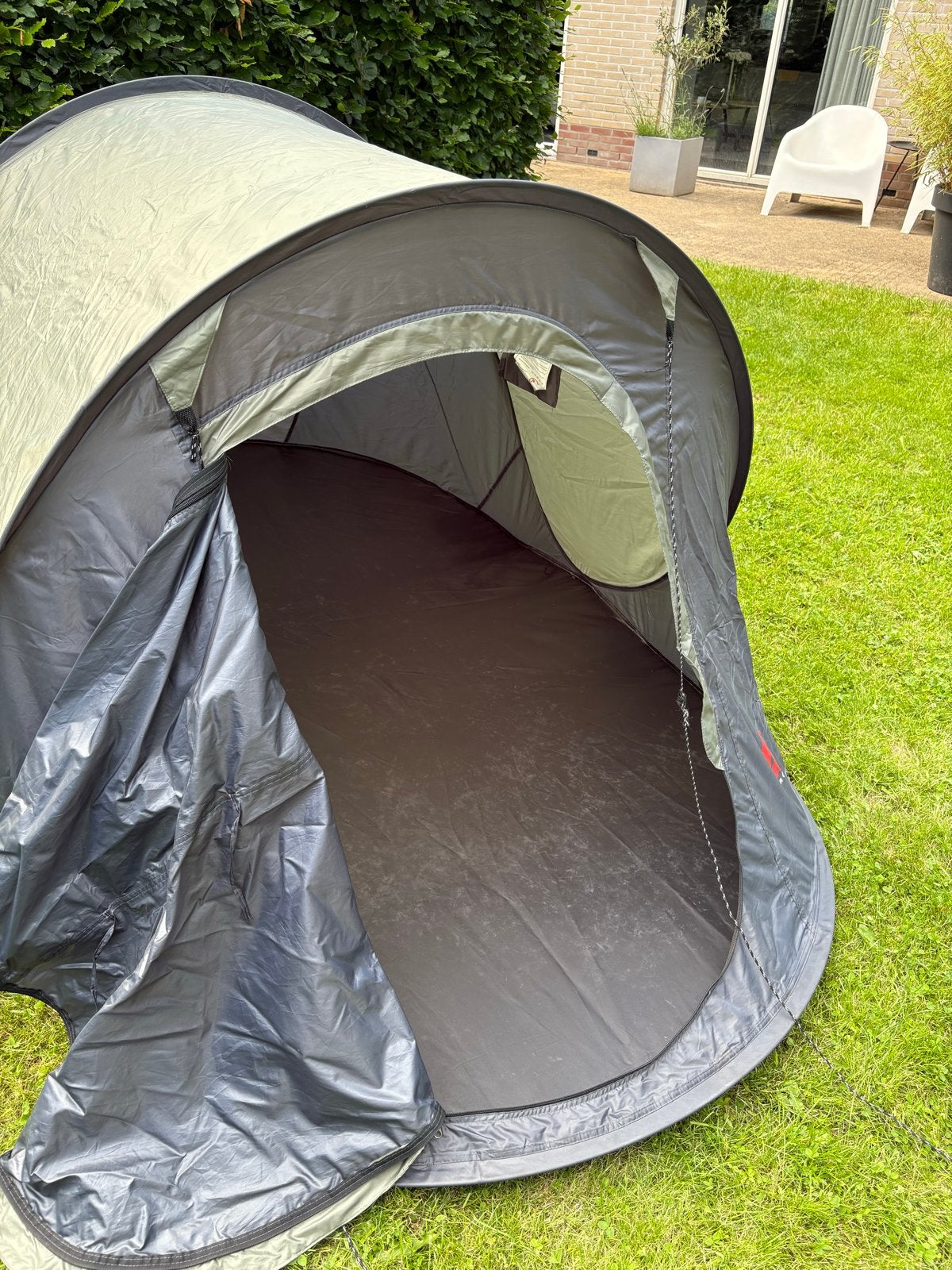 Fun Camp Pop-up Tent - Snel op te zetten!, Caravans en Kamperen, Ophalen, Gebruikt, Tot en met 2