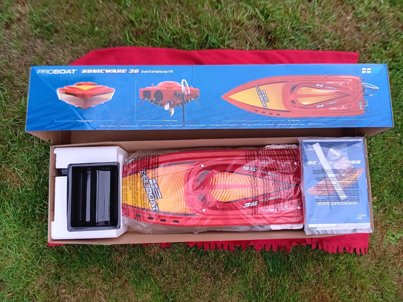 Nieuw Sonicwake V3 powerboat in doos, rc varend, Hobby en Vrije tijd, Modelbouw | Boten en Schepen, Verzenden, Nieuw