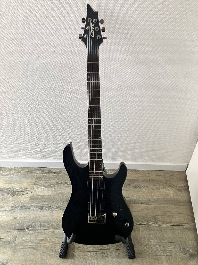Cort KX500 etched black gitaar, Ophalen of Verzenden, Zo goed als nieuw, Solid body, Overige merken