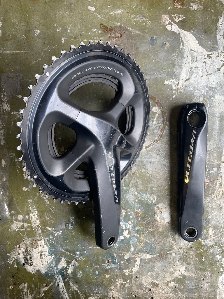 Shimano Ultegra 175mm 52-36T crankset, Fietsen en Brommers, Crankstel of Pedalen, Gebruikt, Shimano Ultegra, Ophalen of Verzenden