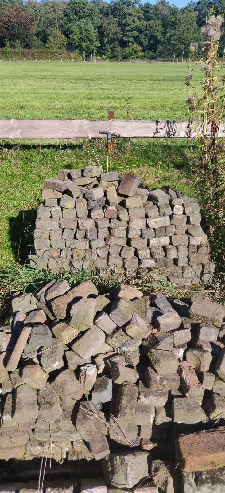 waaltjes / straatstenen antiek 1875, Ophalen, Gebruikt, Beton, Klinkers