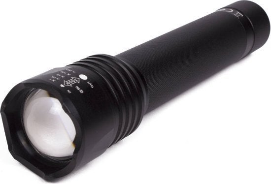 LED-zaklamp 1500 lumen met zoom, Ophalen of Verzenden, Nieuw, Batterij