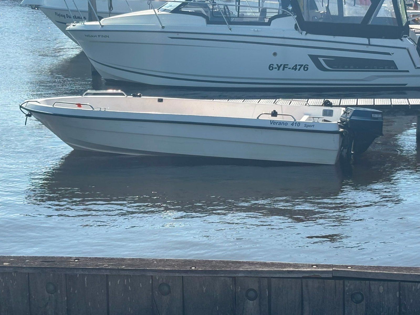 Te koop verano 410 sport met 9.94takt en trailer, Watersport en Boten, Ophalen, Gebruikt, Overige typen, Minder dan 15 m²
