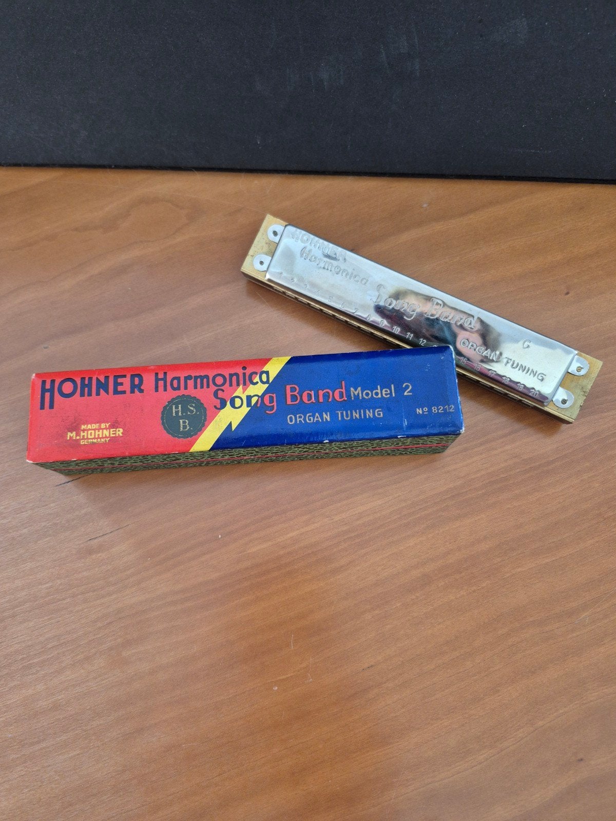 Hohner Song Band Mondharmonica G - Organ Tuning, Gebruikt, G-mondharmonica, Ophalen of Verzenden, Met koffer of doosje