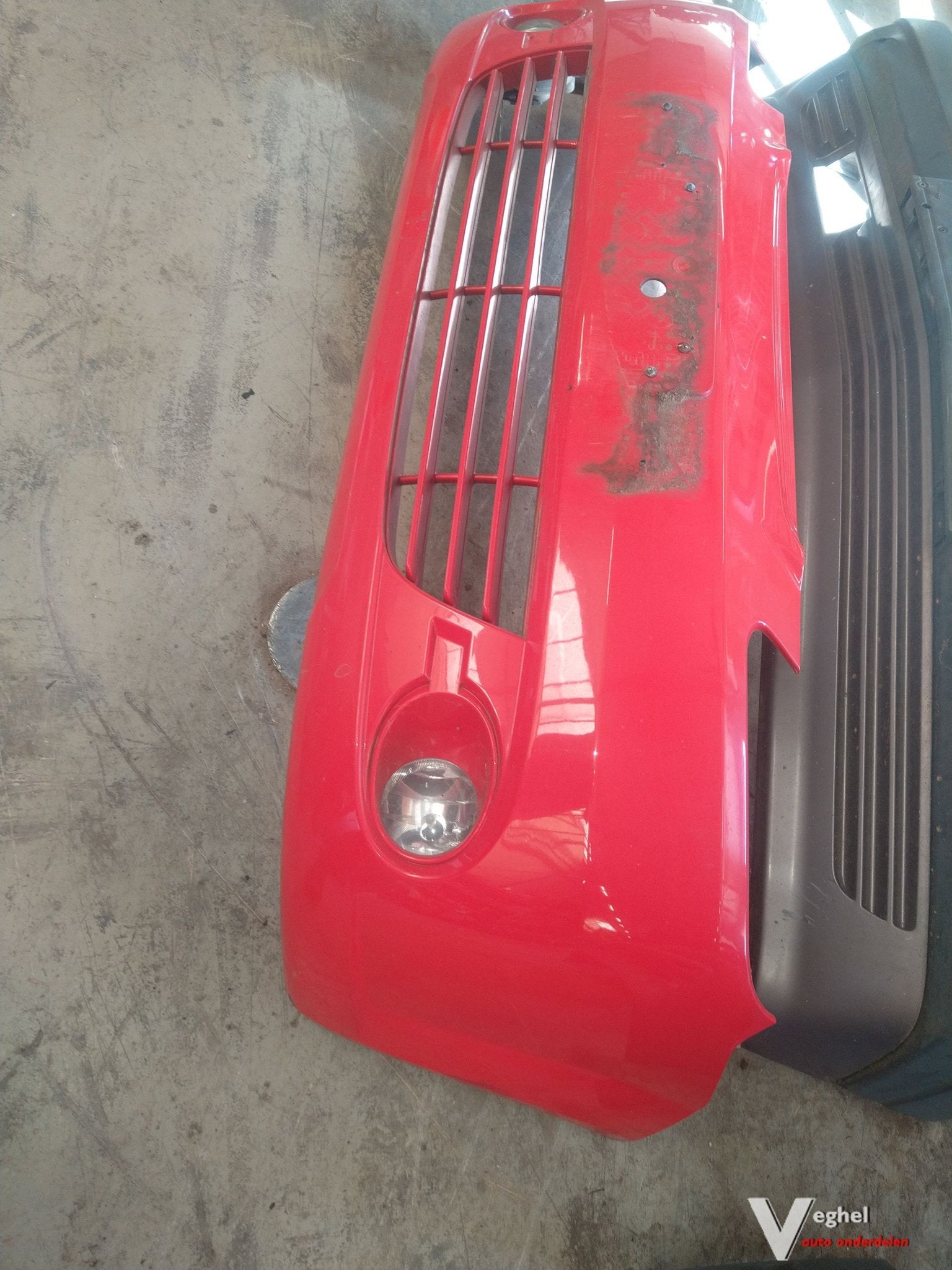 Chevrolet matiz voorbumper rood 2007, Ophalen, Gebruikt, -, Voor