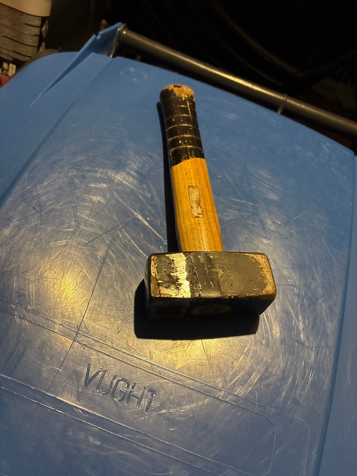 Degelijke moker met houten steel, Doe-het-zelf en Verbouw, Ophalen, Gebruikt, Hamer